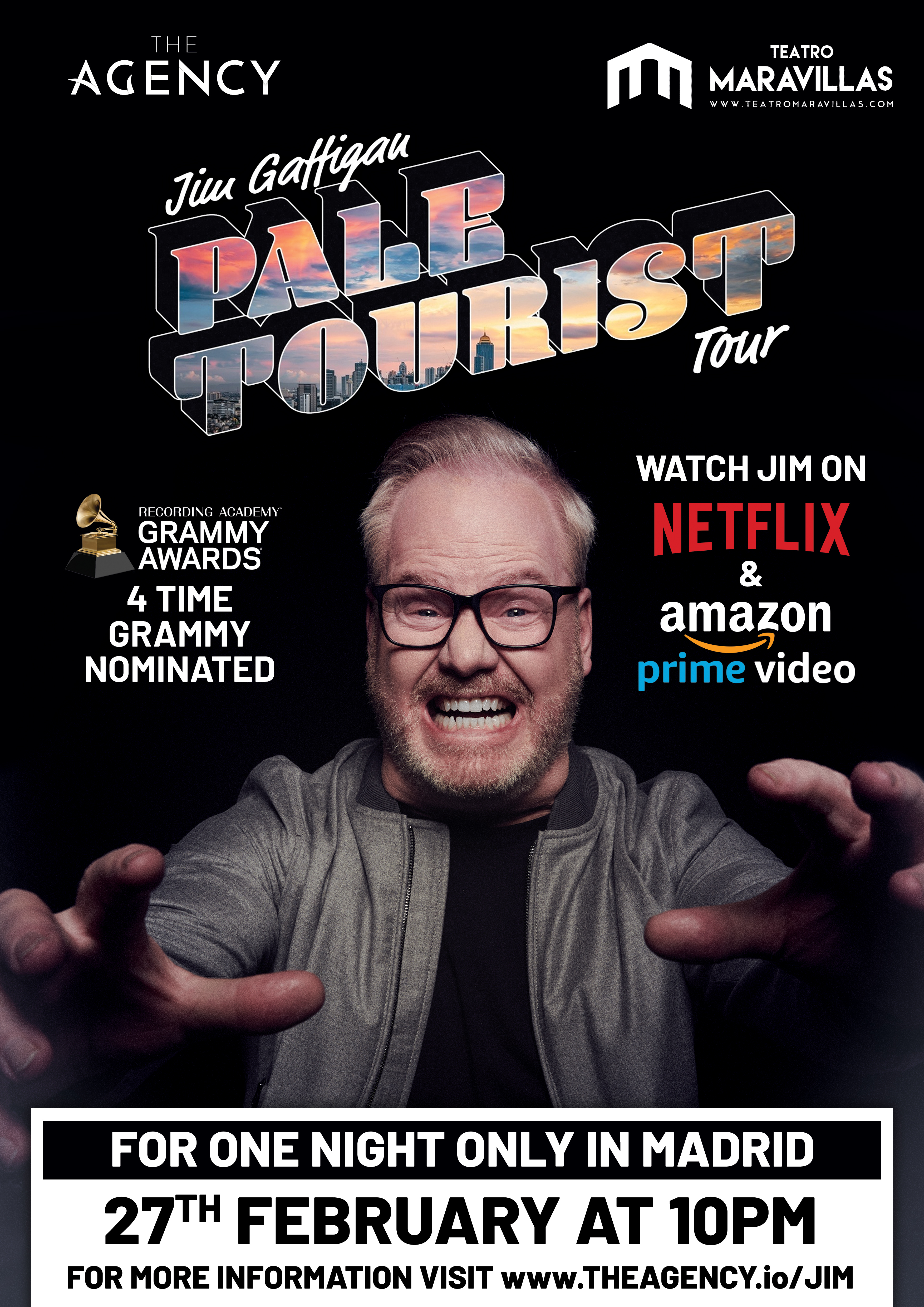 Jim Gaffigan Pale Tourist Spanish Tour 2020