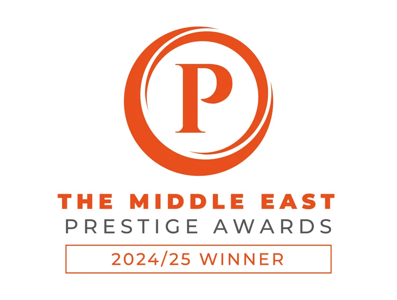 The Middle East Prestige Awards 2024/25 winner badge